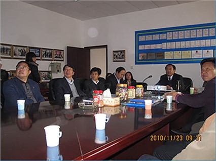 2010年11月23日，湘潭市市長(zhǎng)史耀斌先生蒞臨湘潭市恒欣實(shí)業(yè)有限公司